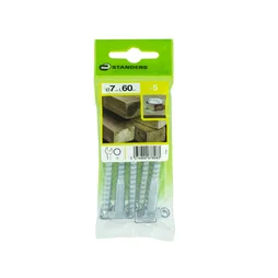 Lot De 5 Vis Acier Tête 6 Pans Standers, Diam.7 Mm X L.60 Mm