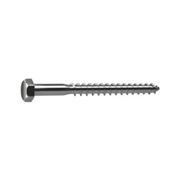 Lot de 20 vis acier tête 6 pans, STANDERS, diam. 8 mm X L.80 mm