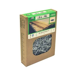Lot De 300 Vis Acier Tête Fraisée Standers, Diam.3.5 Mm X L.16 Mm