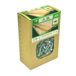 Lot De 380 Vis Acier Tête Fraisée Standers, Diam.4 Mm X L.20 Mm