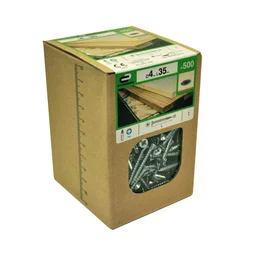 Lot De 500 Vis Acier Tête Fraisée Standers, Diam.4 Mm X L.35 Mm