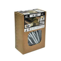 Lot De 35 Vis Acier Tête Fraisée Standers, Diam.6 Mm X L.80 Mm