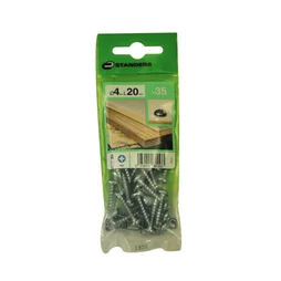 Lot De 35 Vis Acier Tête Ronde Standers, Diam.4 Mm X L.20 Mm