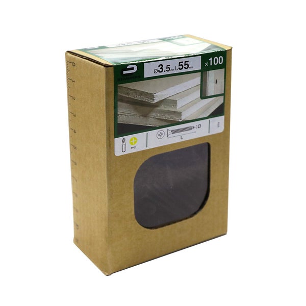 Lot De 100 Vis Acier Trompette Phillips Standers X L.55 Mm