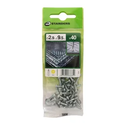 Lot De 40 Vis Autoperceuse Acier Tête Fraisée Phillips Standers X L.9.5 Mm