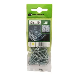 Lot De 25 Vis Autoperceuse Acier Tête Fraisée Phillips Standers X L.19 Mm
