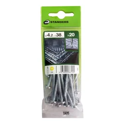 Lot De 20 Vis Autoperceuse Acier Tête Fraisée Phillips Standers X L.38 Mm
