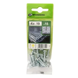 Lot De 15 Vis Autoperceuse Acier Tête Fraisée Phillips Standers X L.19 Mm