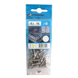 Lot De 18 Vis Autoperceuse Inox Tête Ronde Phillips Standers X L.16 Mm