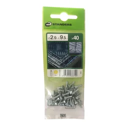 Lot De 40 Vis Autoperceuse Acier Tête Fraisée Phillips Standers X L.9.5 Mm