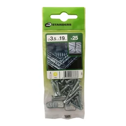 Lot De 25 Vis Autoperceuse Acier Tête Fraisée Phillips Standers X L.19 Mm