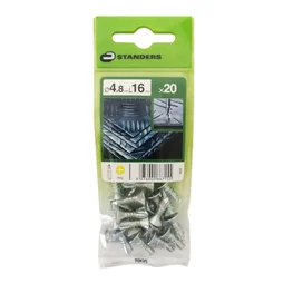 Lot De 20 Vis Autoperceuse Acier Tête Fraisée Phillips Standers X L.16 Mm