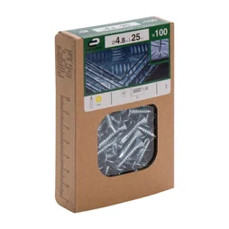 Lot De 100 Vis Autoperceuse Acier Tête Fraisée Phillips Standers X L.25 Mm