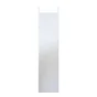 Miroir rectangulaire de porte blanc, l.30 x H.120 cm