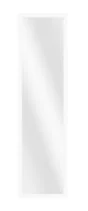 Miroir rectangulaire de porte blanc, l.30 x H.120 cm
