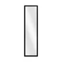 Miroir rectangulaire De porte noir INSPIRE, l.30 x H.120 cm