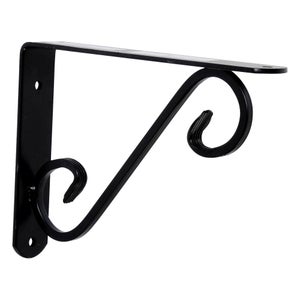 Equerre Prestige Acier Époxy Noir, H.28 X P.33 Cm
