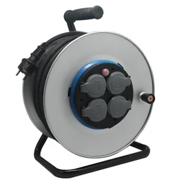 Enrouleur de bricolage 4 prises 3g1.5 h07rnf 40 metres electraligne