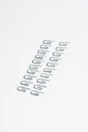 Lot De 20 Crochets En Métal Gris Extens, L.14 Cm
