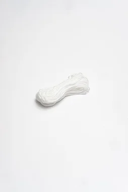 Corde En Métal Blanc Extens, L.15 Cm