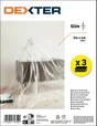 Lot de 3 bâches de protection couvre-meuble 12 micro, DEXTER, L.5 X l.4 m