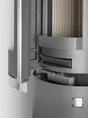 Poêle à bûche Faro w+ 2.0, JUSTUS, 7 kW noir / gris