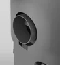 Poêle à bûche Mino 2.0, JUSTUS, 5.5 kW noir