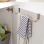 Barre Porte-Torchon Inox Argenté Extensible Delinia