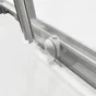 Porte de douche coulissante sérigraphié, 120 cm, blanc, Essential
