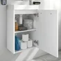 Meuble lave-mains L. 40 x H. 57.7 x P. 24 cm, blanc, REMIX
