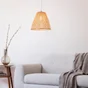 Suspension, Nature Bambou Naturel Corep Kami 1 Lumière(S) D.30 Cm