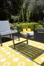 Tapis extérieur jaune rectangulaire, l.160 x L.230 cm Mayan