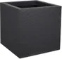 Pot Polypropylène Eda Graphit Up, L.29.5 X L.29.5 X H.29.5 Cm, Anthracite