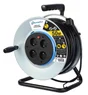 Enrouleur de bricolage 4 prises 3g1.5 ho5vvf 50 metres electraligne