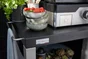 Desserte pour barbecue Signature allure, noir / inox