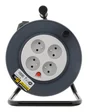 Enrouleur de bricolage 16a 4 prises ho5vvf 3g1.5mm 15 metres zenitech