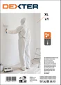 Combinaison De Protection Dexter, Blanc Taille Xl