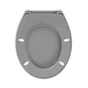 Abattant plastique thermosouple Essential, gris
