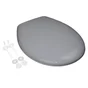 Abattant plastique thermosouple Essential, gris