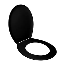 Abattant plastique thermosouple Essential, noir