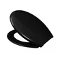 Abattant plastique thermosouple Essential, noir