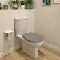 Abattant plastique thermosouple Essential, taupe