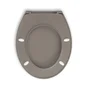 Abattant plastique thermosouple Essential, taupe