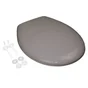 Abattant plastique thermosouple Essential, taupe