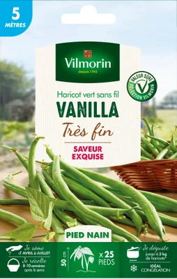 Graine haricot vanilla VILMORIN 22 g