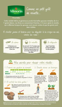 Graine potager de séville à longue cosse VILMORIN 250 g