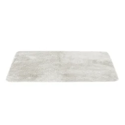 Tapis de bain joy l.50 x L.80 cm, blanc casse