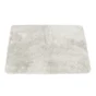 Tapis de bain joy l.50 x L.80 cm, blanc casse