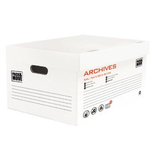 Caisse carton archive 54 x 36 x 28 cm 54L