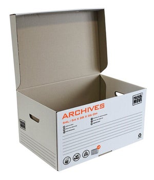 Caisse carton archive 54 x 36 x 28 cm 54L